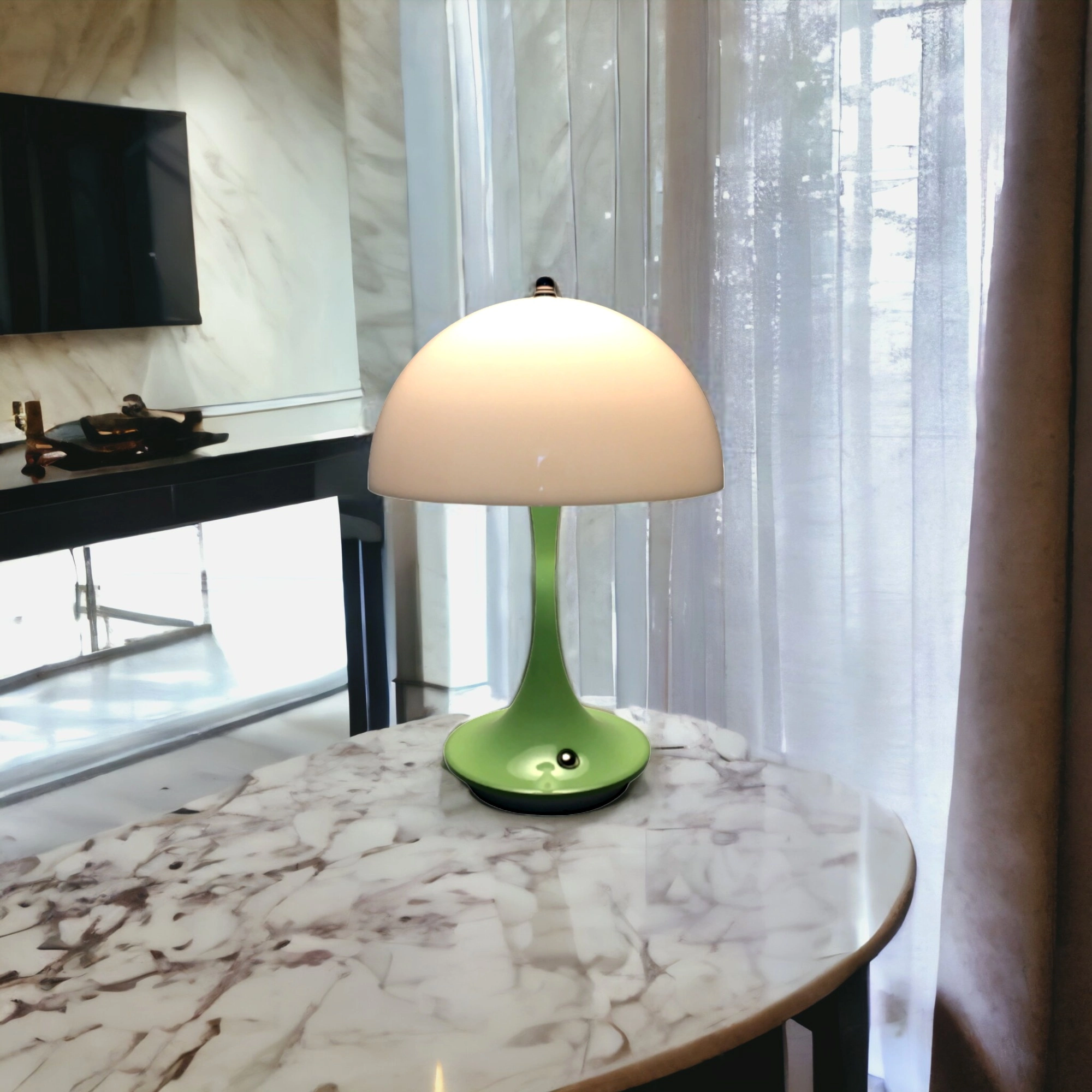 Lampe de table sans fil LED verte Lina