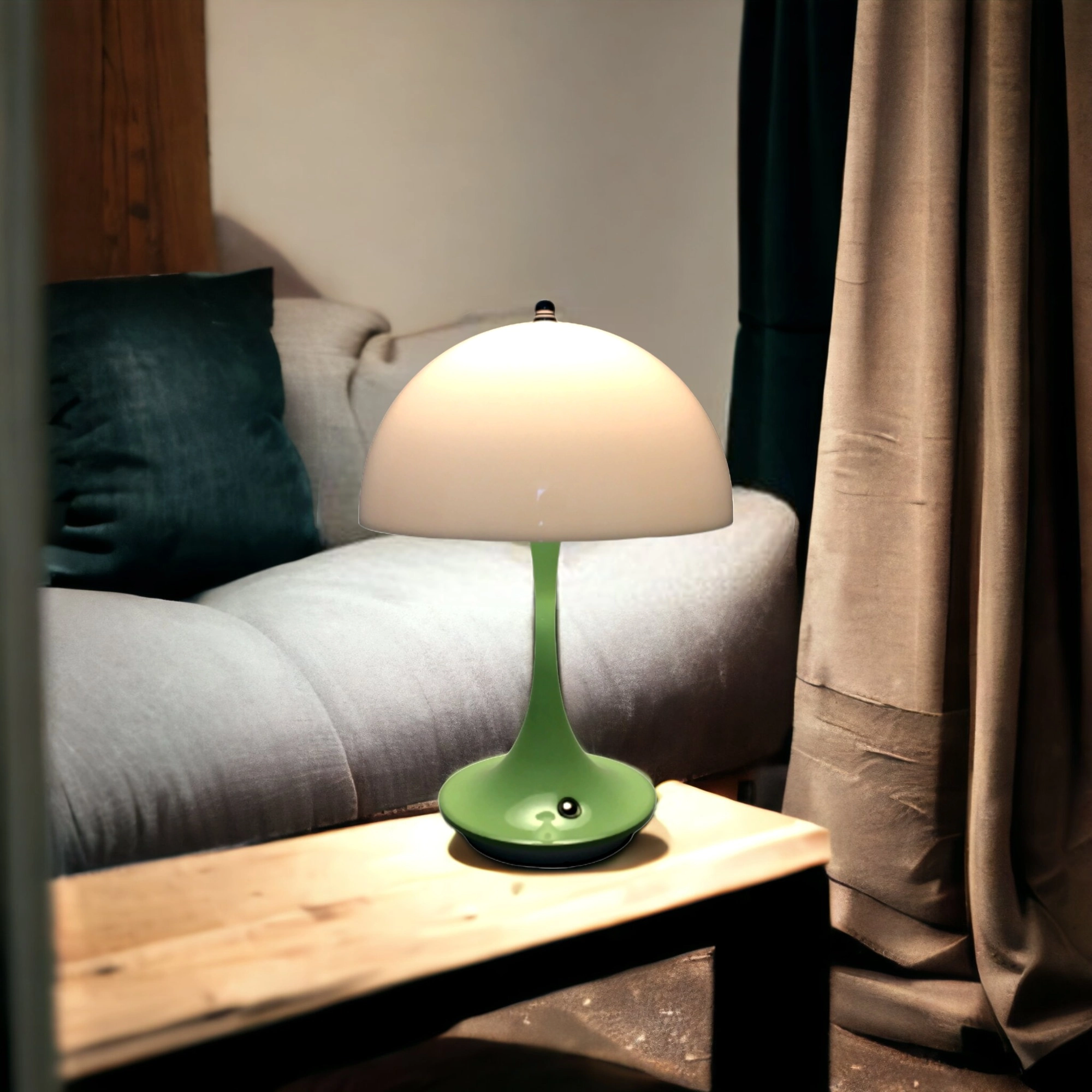 Lampe de table sans fil LED verte Lina