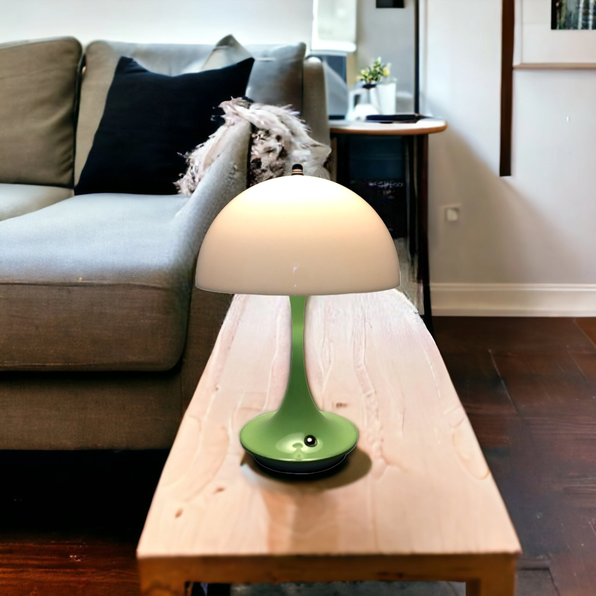 Lampe de table sans fil LED verte Lina